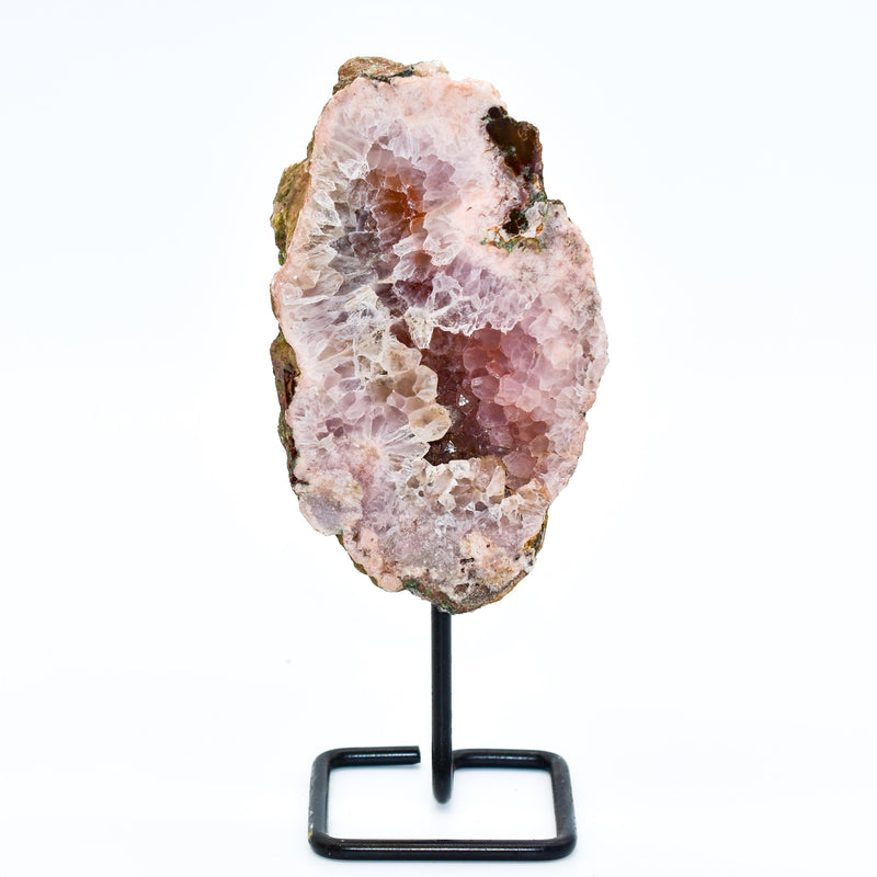 Pink Amethyst on Stand