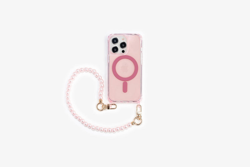 Clear Case Pink Lemonade With Eyelets MagSafe