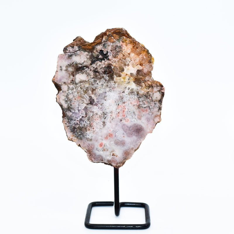 Pink Amethyst on Stand