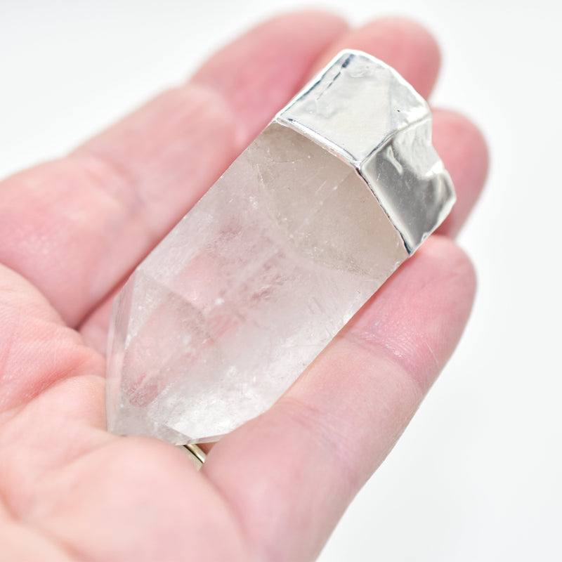 Large Single Crystal Point Pendant