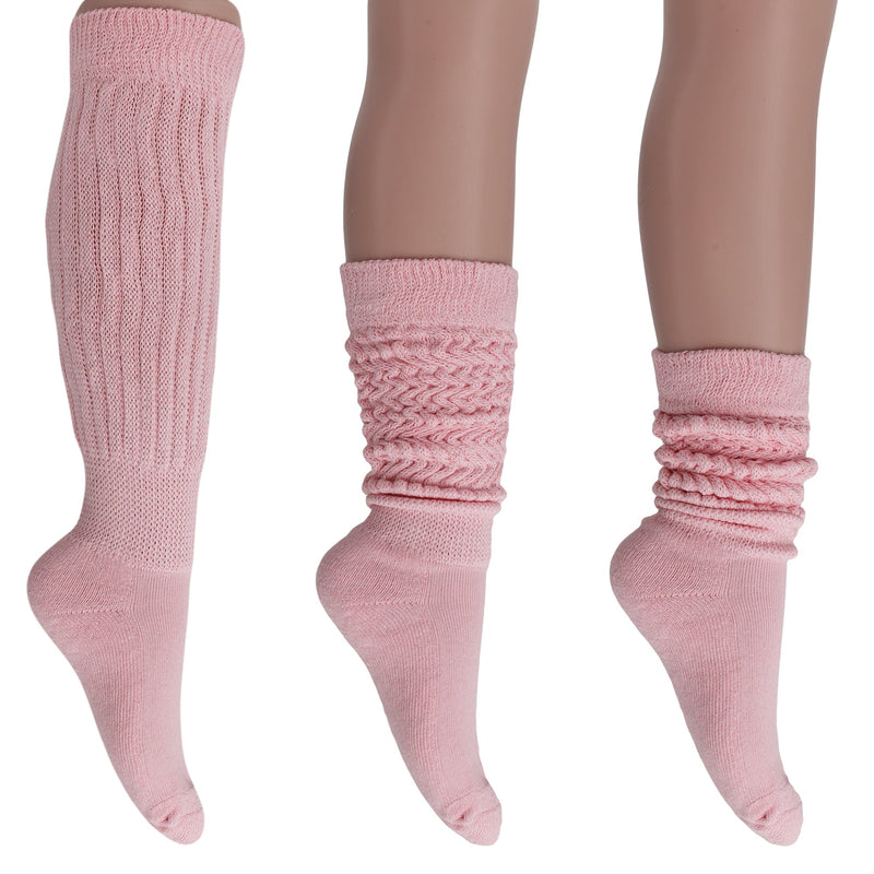 Socks for Women Extra Long Heavy Slouchy Scrunch Cotton Socks Size 5 to 10