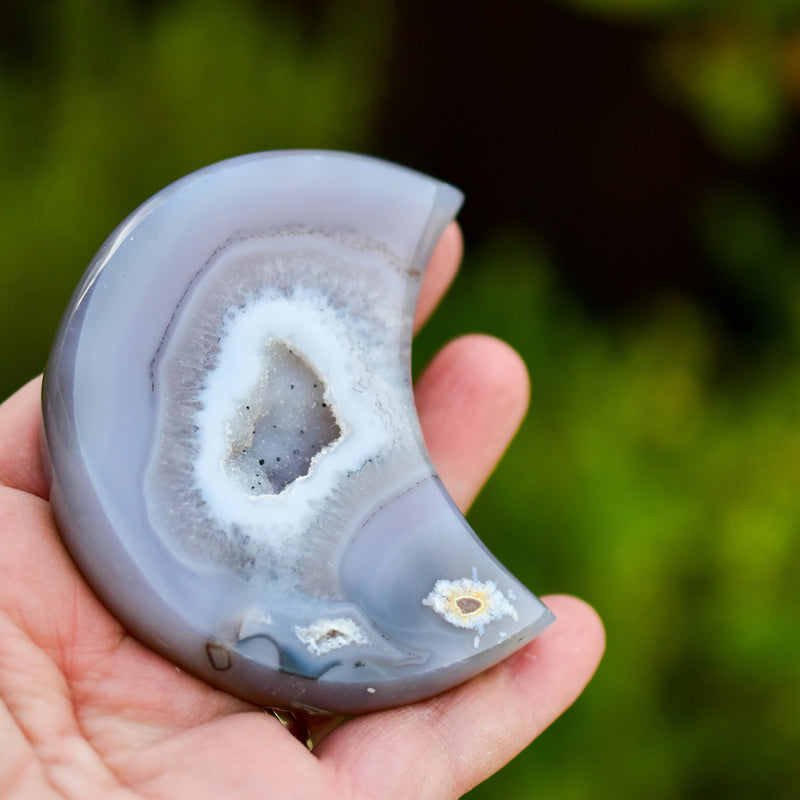 Agate Crescent Moons