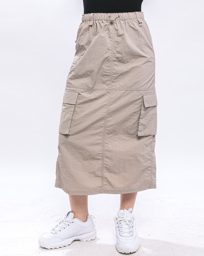 Side Pocket Cargo Skirt