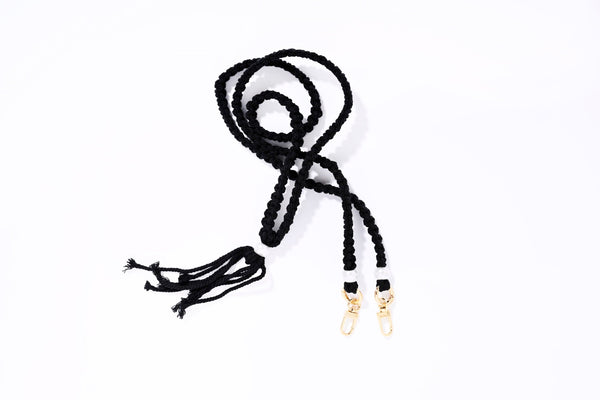 Marrakesh Phone Strap Gold - Deep Black