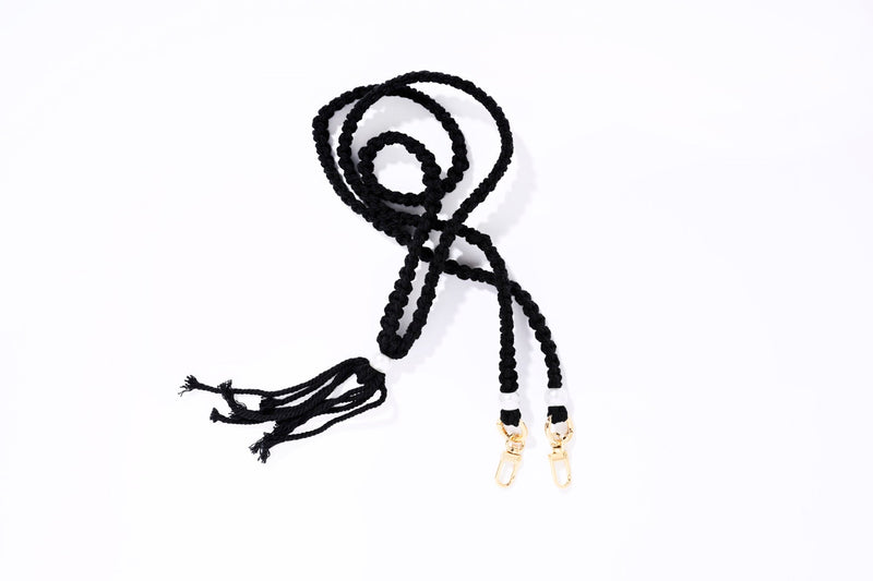 Marrakesh Phone Strap Gold - Deep Black