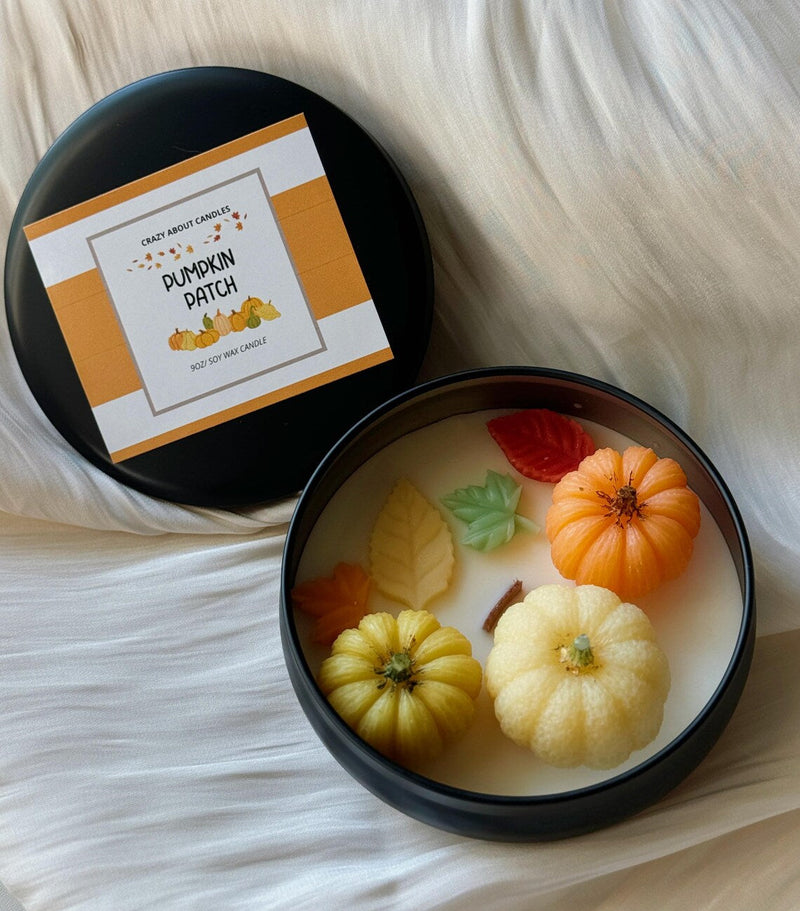 Pumpkin Patch Soy Wax Candle• Seasonal Gift •Home Decor