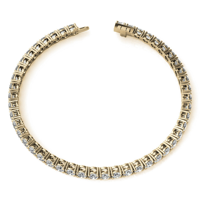 6.5 CTW Lab Grown Diamond Tennis Bracelet in 14kt White/Yellow Gold (G/Vs)