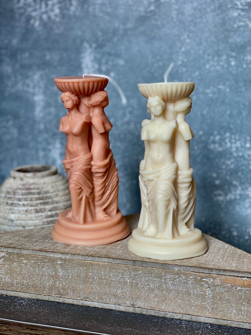 Goddess Trio Sculpture Candle