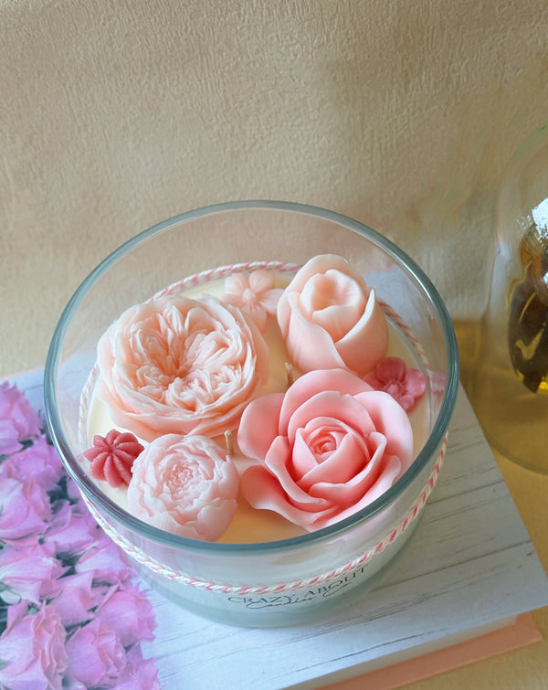 Rose Container Scented Candle • 16 Oz