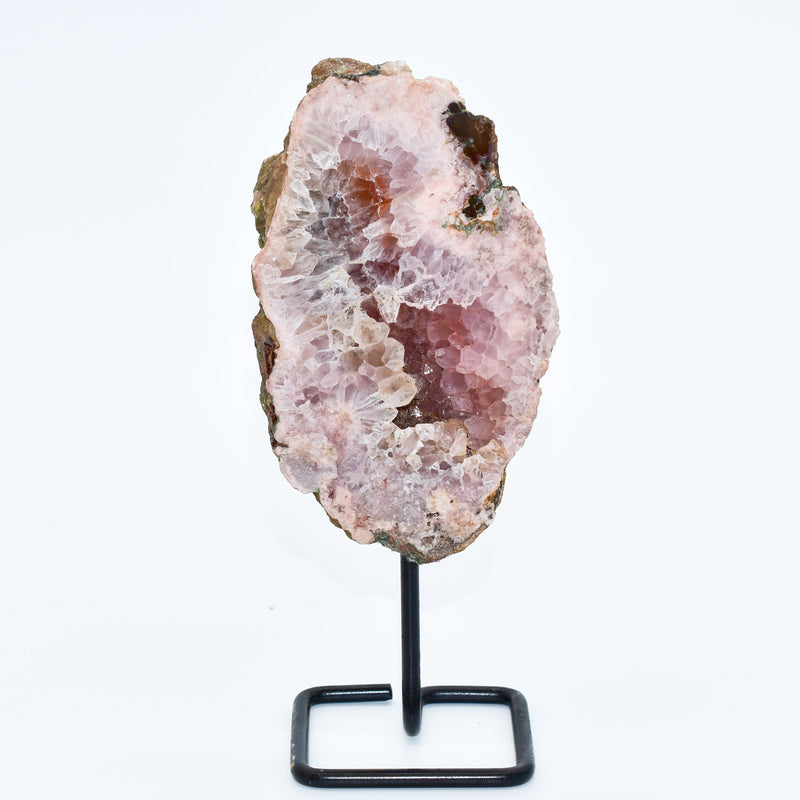 Pink Amethyst on Stand