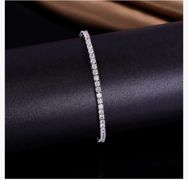 14K Gold 4.00 CTW Lab Diamond (G/Vs) Tennis Bracelet | 30-Day Guarantee