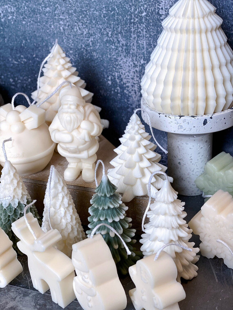 Christmas Tree Candles - Fir Trees Holiday Decor