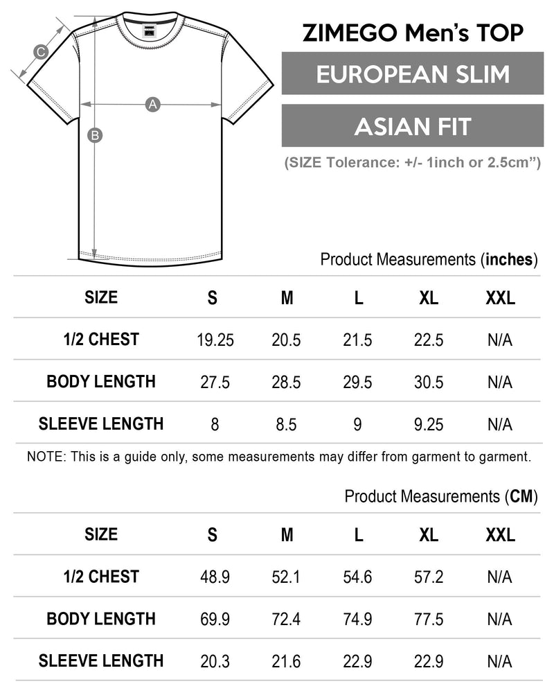 ZIMEGO Mens Graphic T Shirts - Urban Hip Hop Streetwear Hipster Tshirts for Men