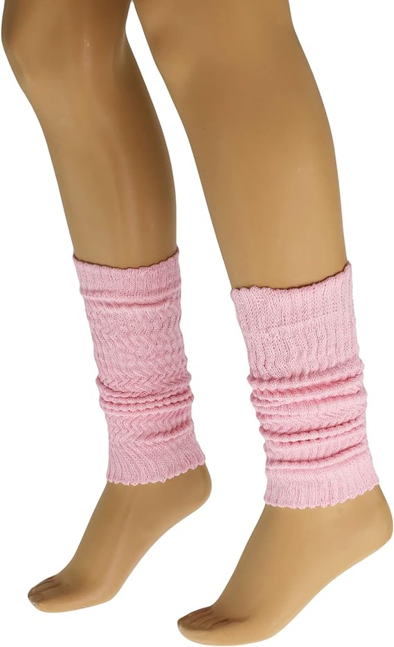 1 Pair - Cotton Leg Warmers Boot Socks Retro Style Knitted Retro Baggy