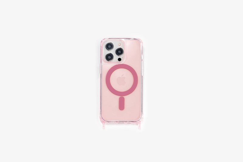 Clear Case Pink Lemonade With Eyelets MagSafe