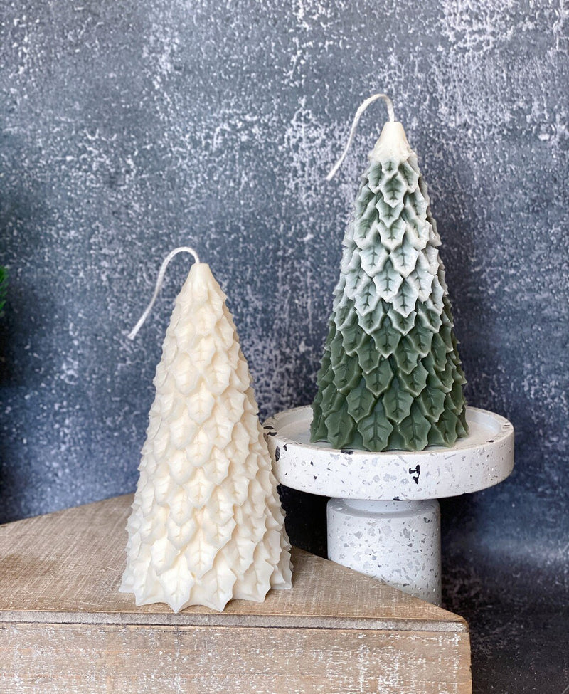 Christmas Tree Candles | Pine Trees | Holiday Decor