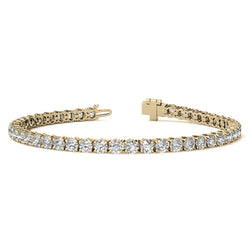 6.5 CTW Lab Grown Diamond Tennis Bracelet in 14kt White/Yellow Gold (G/Vs)