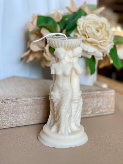 Goddess Trio Sculpture Candle