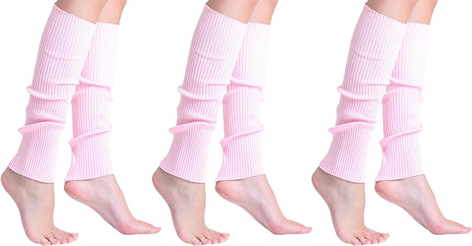 Leg Warmers for Women 3 Pairs 100% Polyelite Yarn