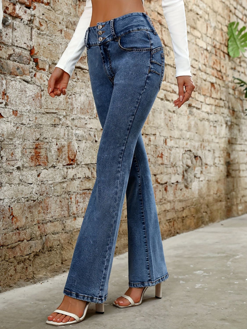 Bootcut Jeans with Pockets