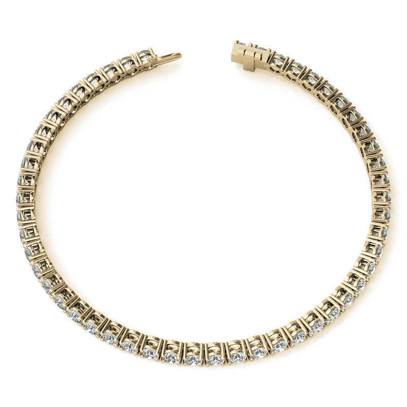 8.5 CTW Lab Grown Diamond Tennis Bracelet in 14kt White/Yellow Gold (G/Vs)