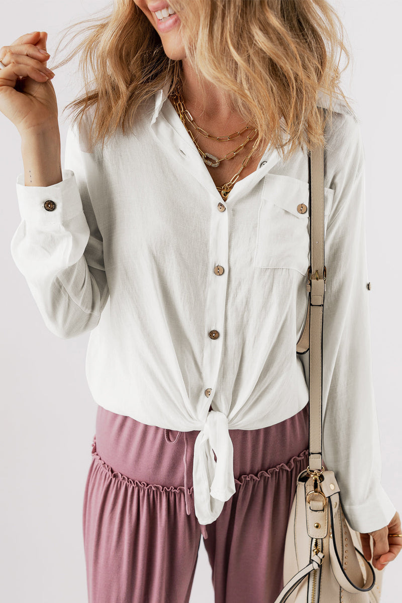 Ellie Knotted Casual Shirt