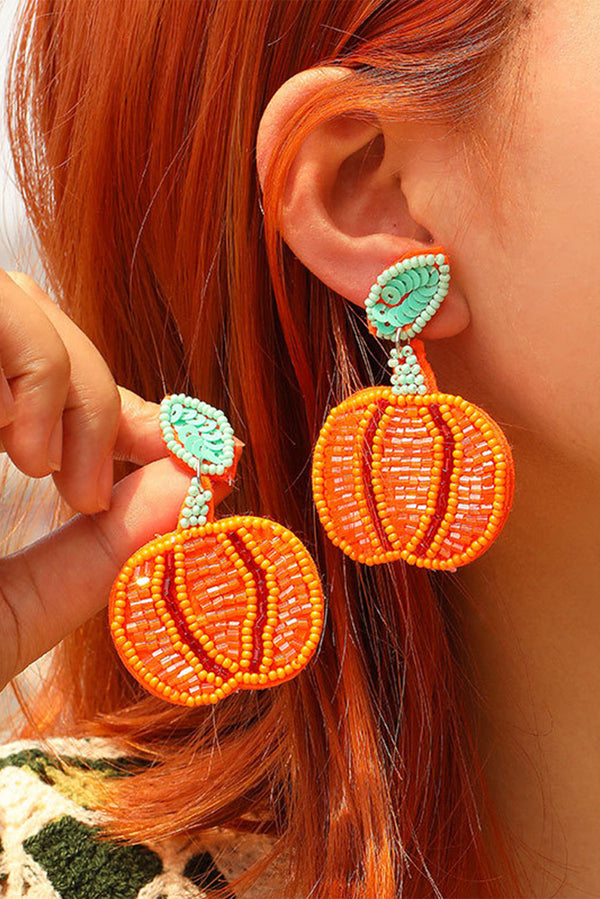 Halloween Pumpkin Earrings