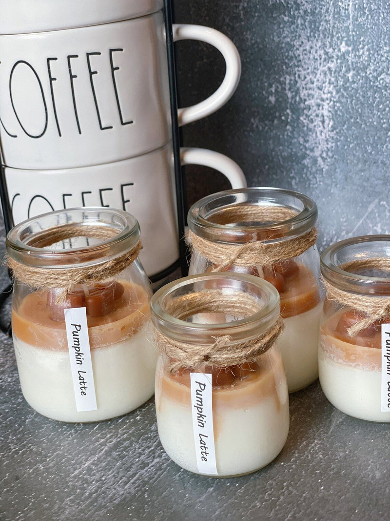 Coffee Lover Soy Wax Candle Glass Jar With Lid