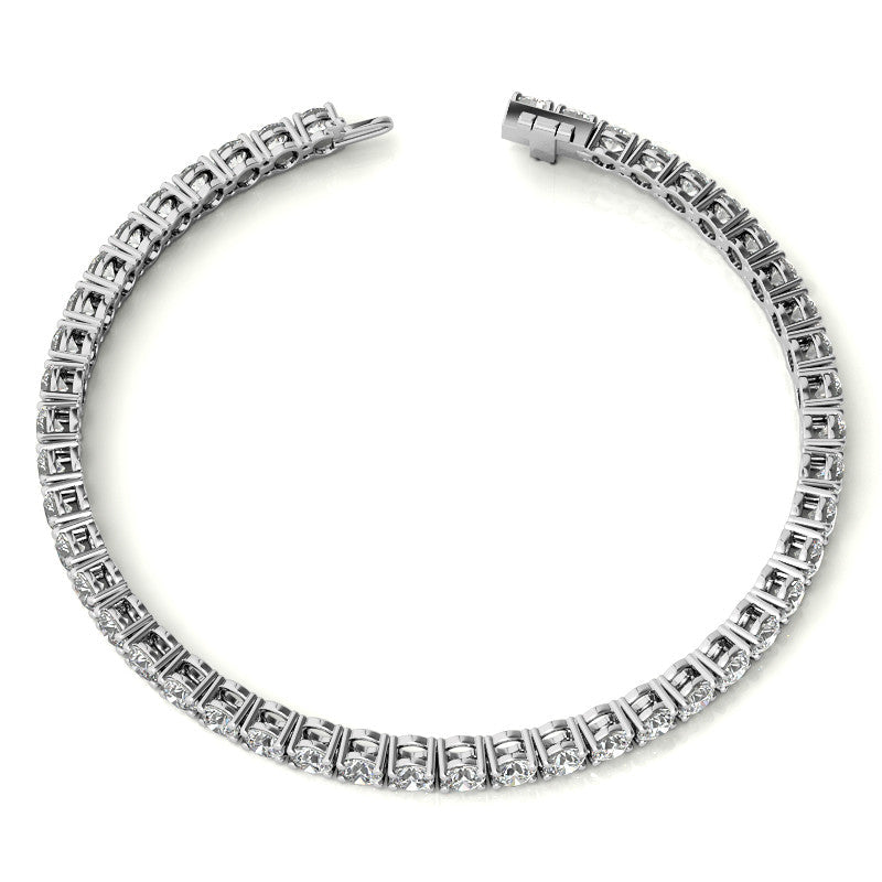 6.5 CTW Lab Grown Diamond Tennis Bracelet in 14kt White/Yellow Gold (G/Vs)