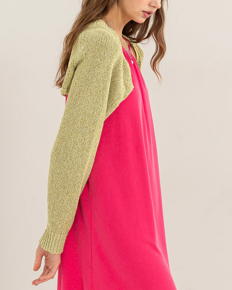 Summer Essential Long Sleeve Knit Bolero