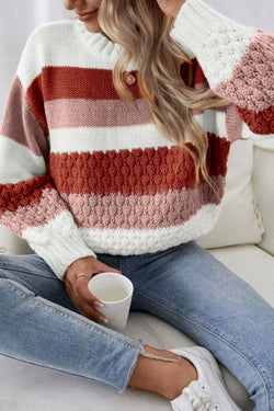 Haven Cable Knit Drop Shoulder Sweater