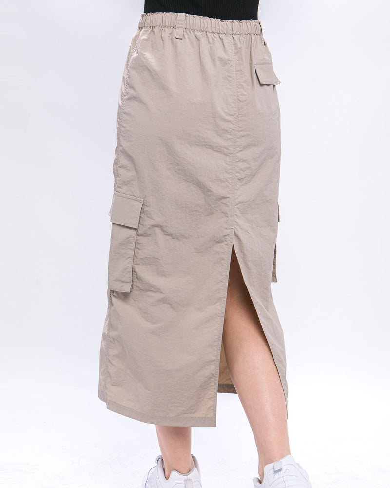 Side Pocket Cargo Skirt