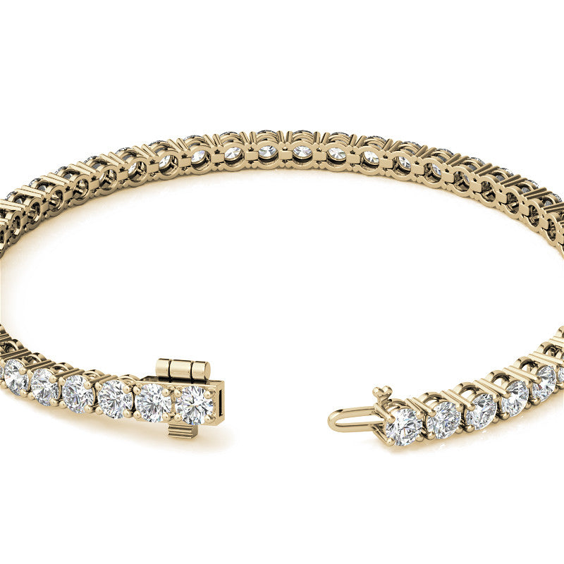 6.5 CTW Lab Grown Diamond Tennis Bracelet in 14kt White/Yellow Gold (G/Vs)