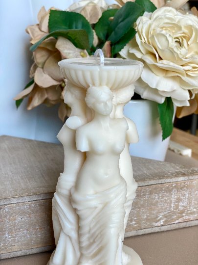 Goddess Trio Sculpture Candle