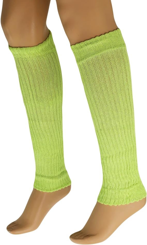 1 Pair - Cotton Leg Warmers Boot Socks Retro Style Knitted Retro Baggy