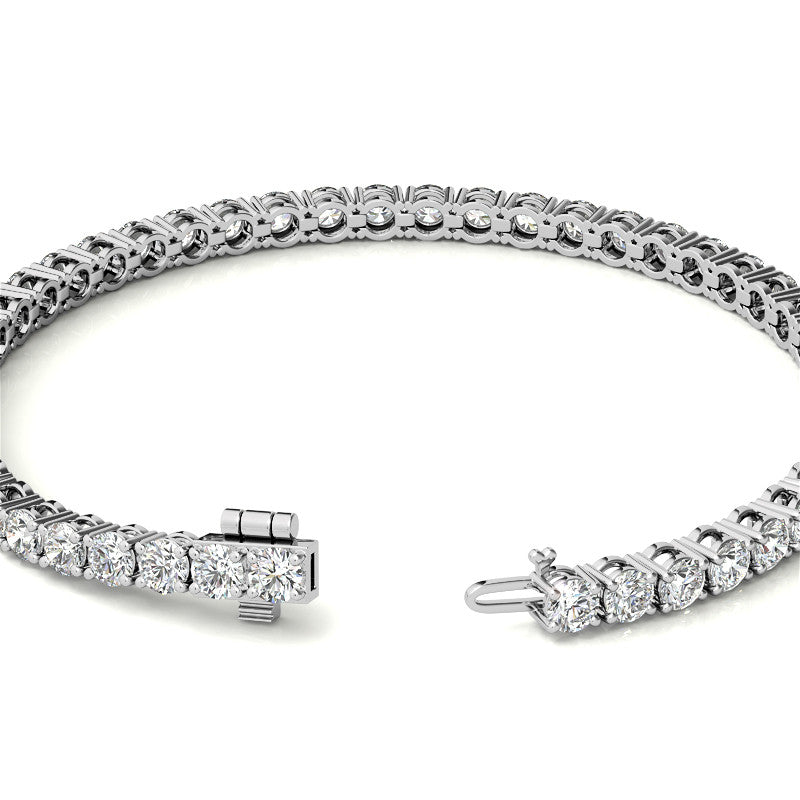 6.5 CTW Lab Grown Diamond Tennis Bracelet in 14kt White/Yellow Gold (G/Vs)