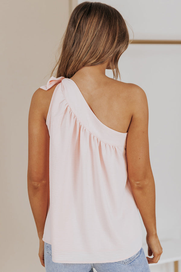 Chana Tie on Shoulder Sleeveless Top