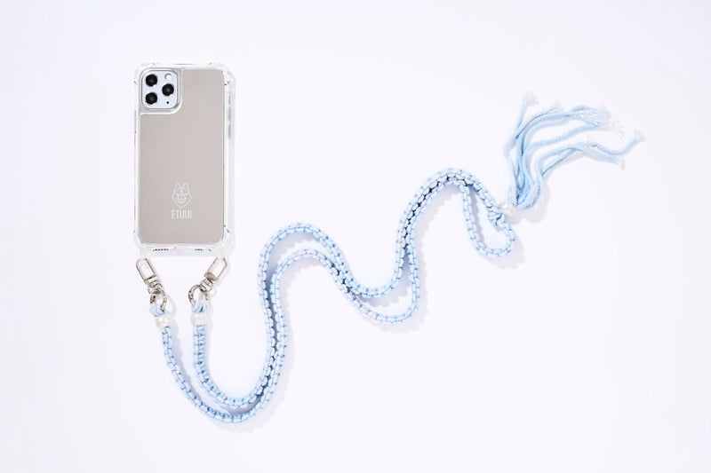 Marrakesh Phone Strap Silver - Beige