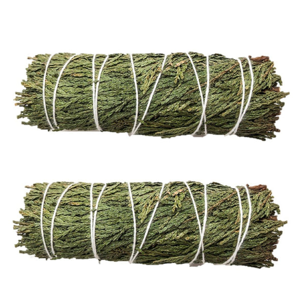 Home Fragrance Smudging Herb Cedar Smudge Stick 4"- 3 Bundles