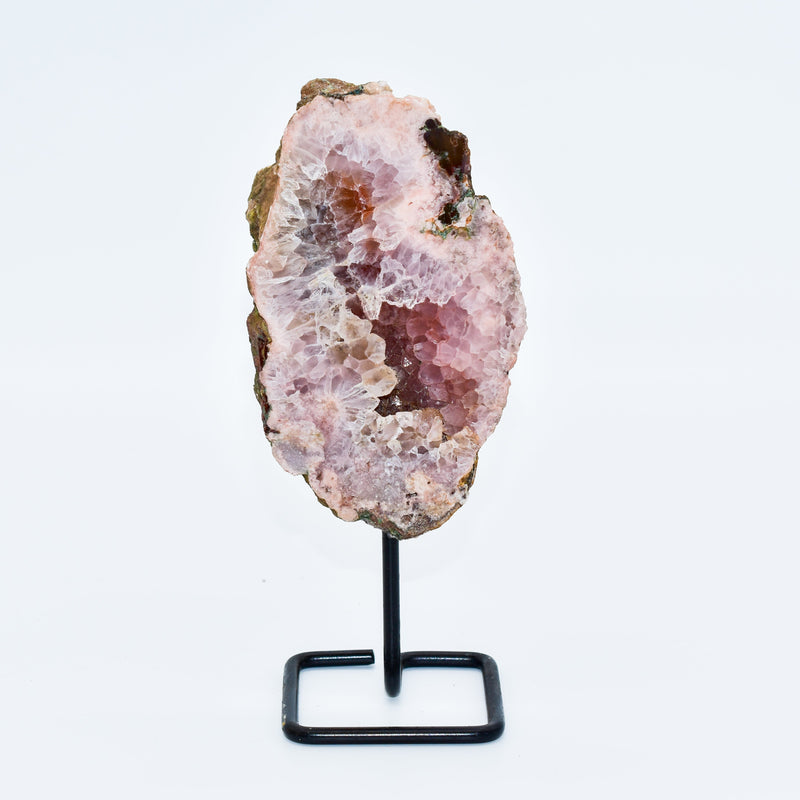 Pink Amethyst on Stand