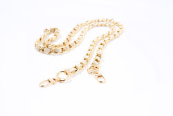 Audrey Chain Long Gold - Cream