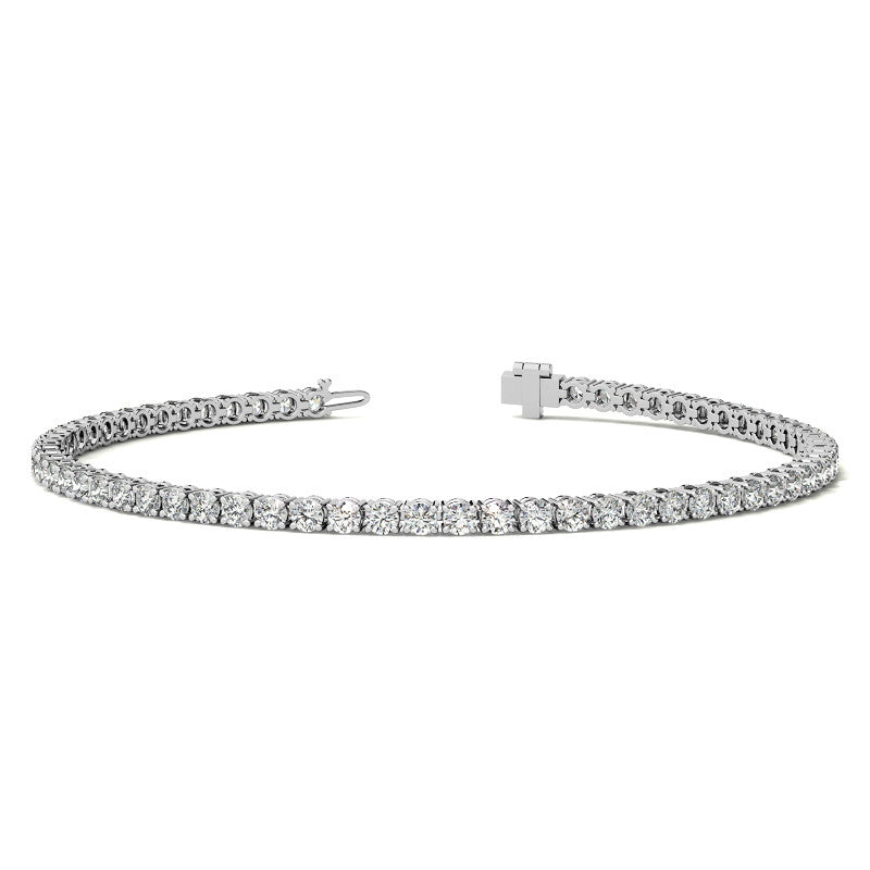 3.50 CTW Lab Grown Diamond Tennis Bracelet