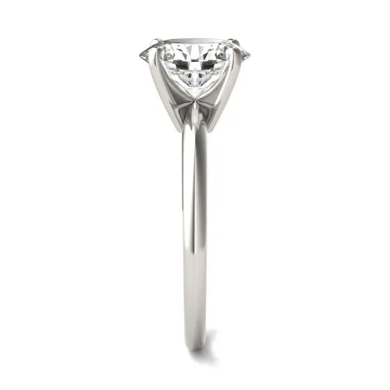 2.00 CTW Amond Solitaire Engagement Ring in 14K White Gold (G-Vs)