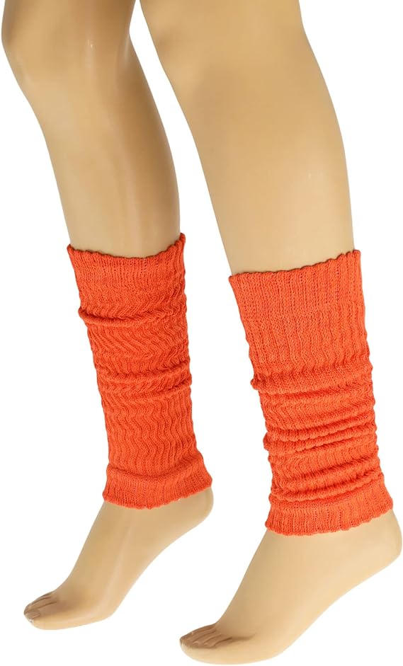 1 Pair - Cotton Leg Warmers Boot Socks Retro Style Knitted Retro Baggy