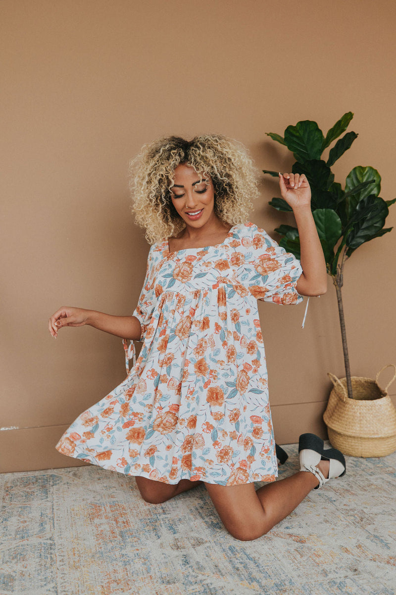 Cover Me in Florals Dress
