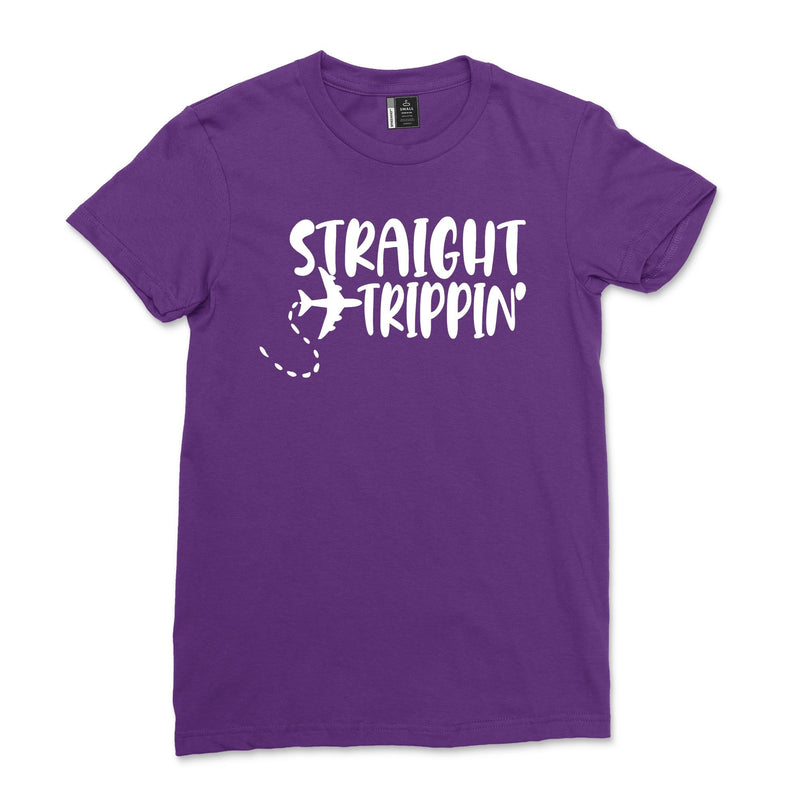 Straight Trippin Shirt Women Summer Vacation Travel tShirt Men Tie Dye Vacay T-Shirt Tee