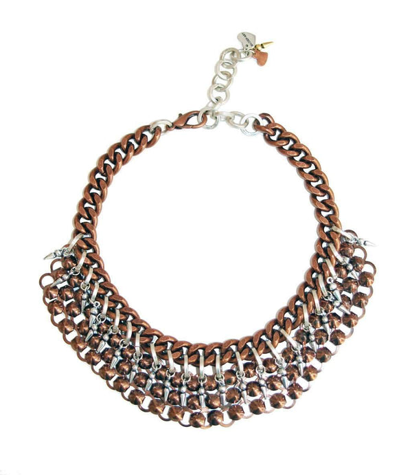 Copper Chocker With Studs