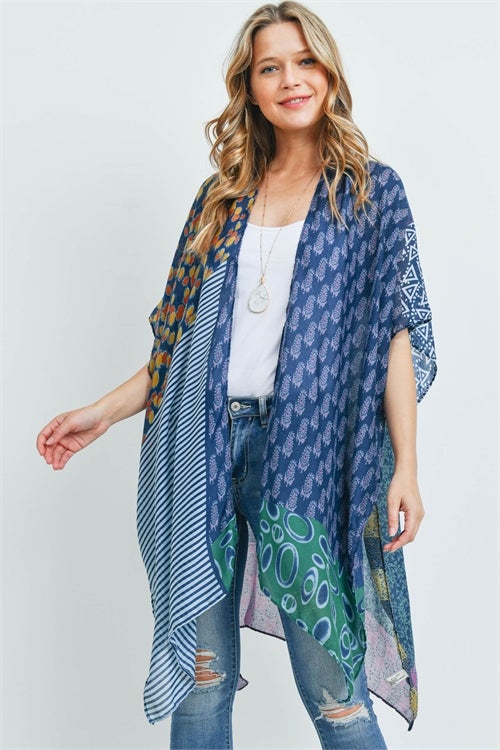 Ms0173 - Mixed Pattern Kimono
