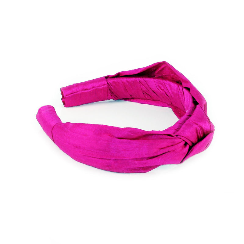 Dupioni Silk Top Knot Headband
