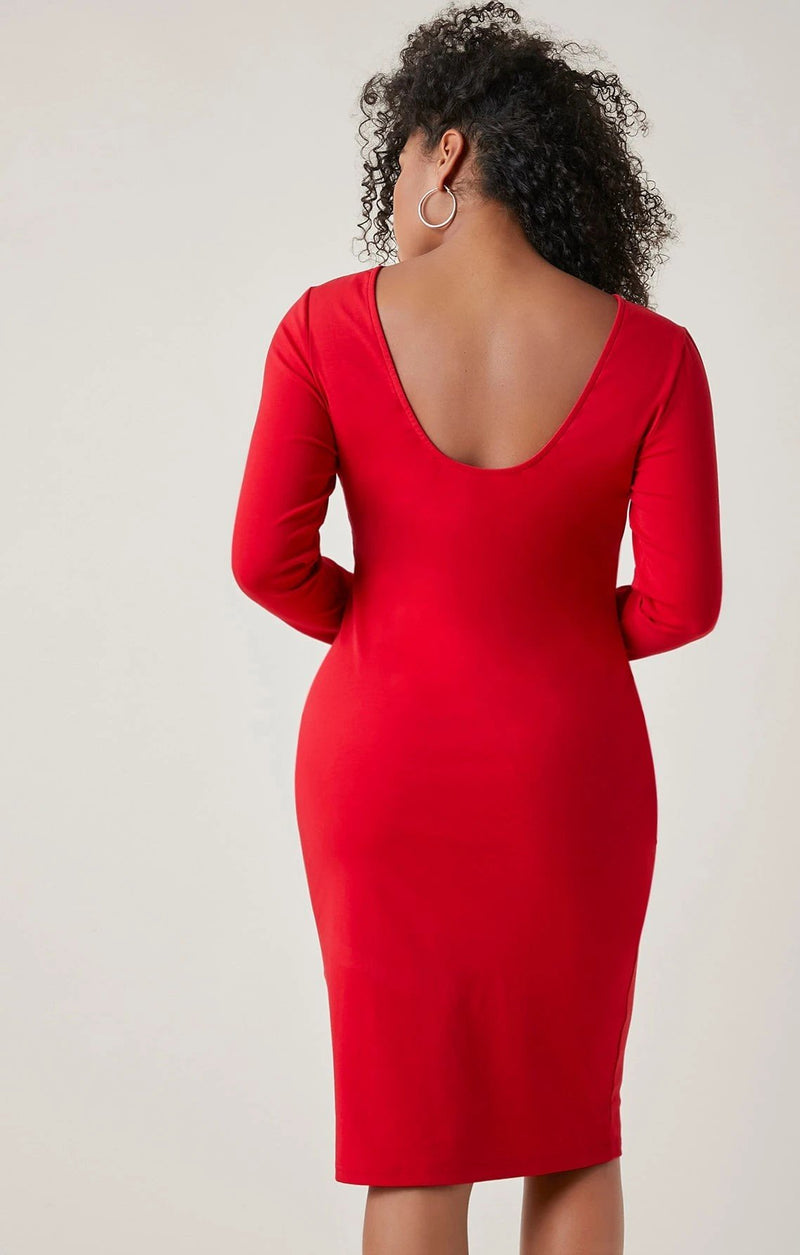 Red Hot & Ready Simple Dress